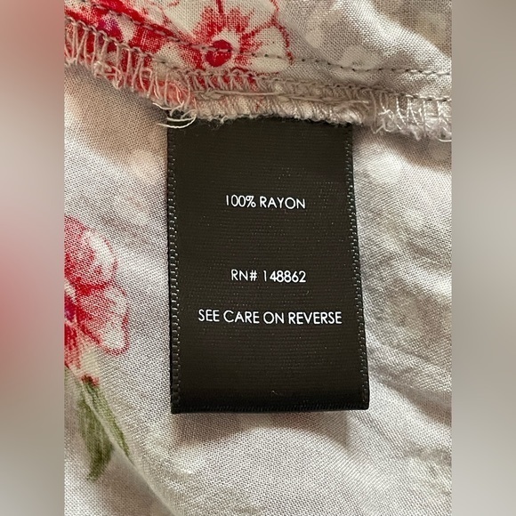 Torrid Harper Cottage Springs‎ Floral Tab Sleeve Top Size 00 Medium Large - Picture 4 of 6